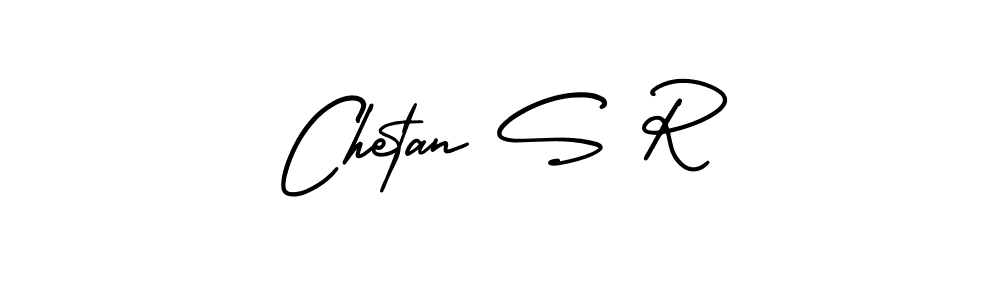 It looks lik you need a new signature style for name Chetan S R. Design unique handwritten (AmerikaSignatureDemo-Regular) signature with our free signature maker in just a few clicks. Chetan S R signature style 3 images and pictures png