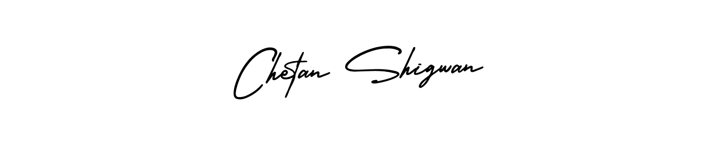 Design your own signature with our free online signature maker. With this signature software, you can create a handwritten (AmerikaSignatureDemo-Regular) signature for name Chetan Shigwan. Chetan Shigwan signature style 3 images and pictures png