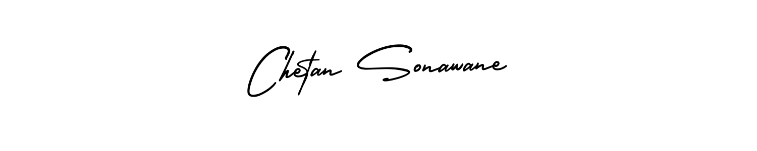 Create a beautiful signature design for name Chetan Sonawane. With this signature (AmerikaSignatureDemo-Regular) fonts, you can make a handwritten signature for free. Chetan Sonawane signature style 3 images and pictures png