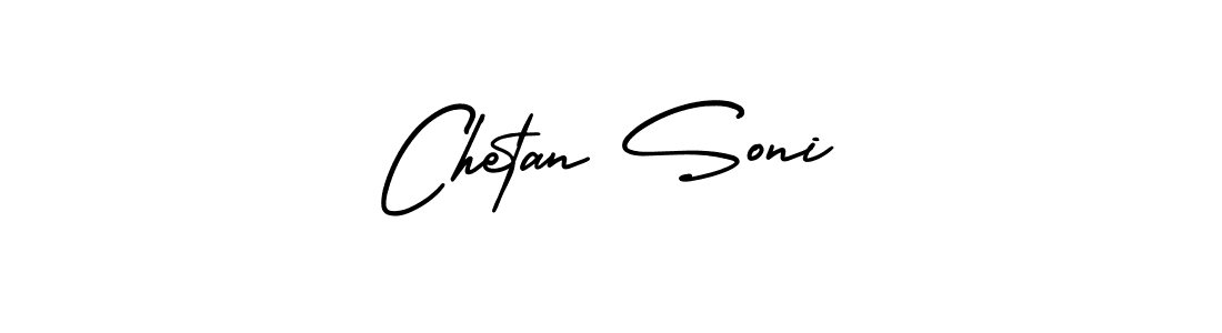 It looks lik you need a new signature style for name Chetan Soni. Design unique handwritten (AmerikaSignatureDemo-Regular) signature with our free signature maker in just a few clicks. Chetan Soni signature style 3 images and pictures png
