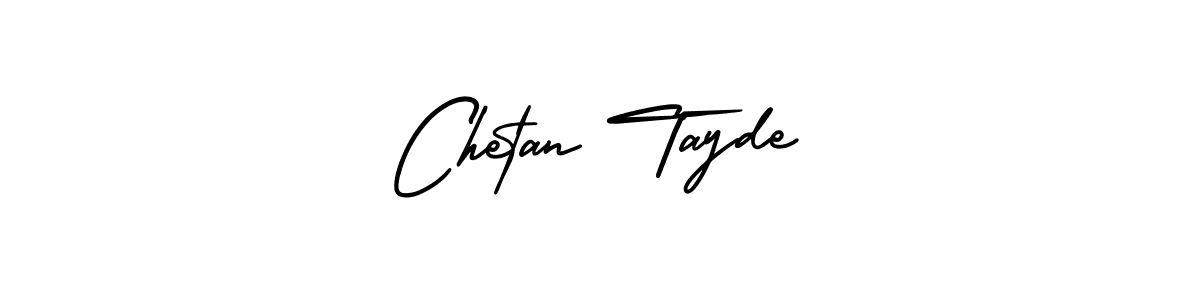 Make a beautiful signature design for name Chetan Tayde. Use this online signature maker to create a handwritten signature for free. Chetan Tayde signature style 3 images and pictures png