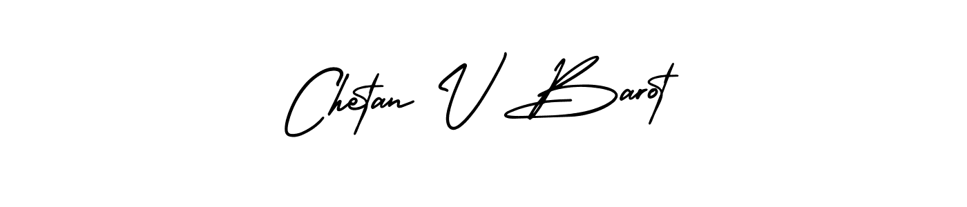 Similarly AmerikaSignatureDemo-Regular is the best handwritten signature design. Signature creator online .You can use it as an online autograph creator for name Chetan V Barot. Chetan V Barot signature style 3 images and pictures png