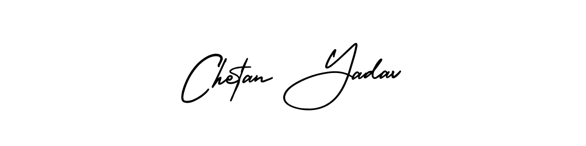 Use a signature maker to create a handwritten signature online. With this signature software, you can design (AmerikaSignatureDemo-Regular) your own signature for name Chetan Yadav. Chetan Yadav signature style 3 images and pictures png