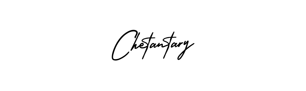 Make a beautiful signature design for name Chetantary. With this signature (AmerikaSignatureDemo-Regular) style, you can create a handwritten signature for free. Chetantary signature style 3 images and pictures png