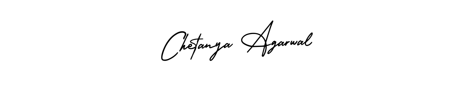 Create a beautiful signature design for name Chetanya Agarwal. With this signature (AmerikaSignatureDemo-Regular) fonts, you can make a handwritten signature for free. Chetanya Agarwal signature style 3 images and pictures png