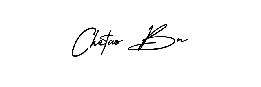 How to make Chetas Bn name signature. Use AmerikaSignatureDemo-Regular style for creating short signs online. This is the latest handwritten sign. Chetas Bn signature style 3 images and pictures png