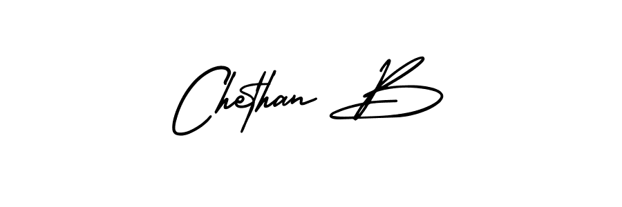 It looks lik you need a new signature style for name Chethan B. Design unique handwritten (AmerikaSignatureDemo-Regular) signature with our free signature maker in just a few clicks. Chethan B signature style 3 images and pictures png