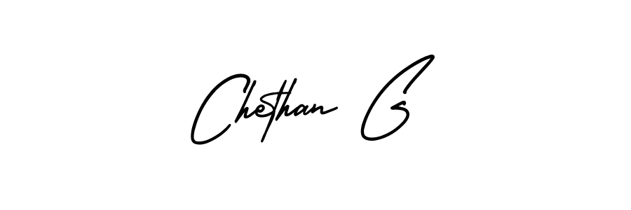 Design your own signature with our free online signature maker. With this signature software, you can create a handwritten (AmerikaSignatureDemo-Regular) signature for name Chethan G. Chethan G signature style 3 images and pictures png