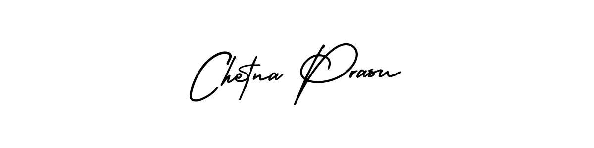 You should practise on your own different ways (AmerikaSignatureDemo-Regular) to write your name (Chetna Prasu) in signature. don't let someone else do it for you. Chetna Prasu signature style 3 images and pictures png