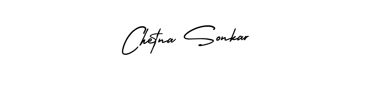 Make a beautiful signature design for name Chetna Sonkar. With this signature (AmerikaSignatureDemo-Regular) style, you can create a handwritten signature for free. Chetna Sonkar signature style 3 images and pictures png