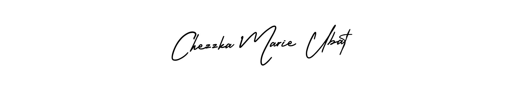 if you are searching for the best signature style for your name Chezzka Marie Ubat. so please give up your signature search. here we have designed multiple signature styles  using AmerikaSignatureDemo-Regular. Chezzka Marie Ubat signature style 3 images and pictures png