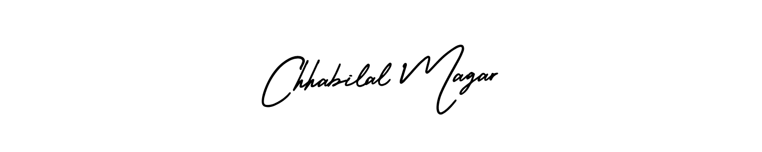 Make a short Chhabilal Magar signature style. Manage your documents anywhere anytime using AmerikaSignatureDemo-Regular. Create and add eSignatures, submit forms, share and send files easily. Chhabilal Magar signature style 3 images and pictures png
