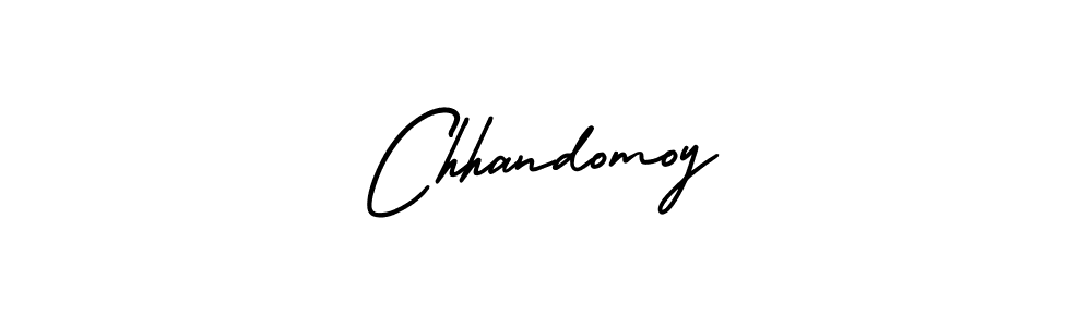 Design your own signature with our free online signature maker. With this signature software, you can create a handwritten (AmerikaSignatureDemo-Regular) signature for name Chhandomoy. Chhandomoy signature style 3 images and pictures png