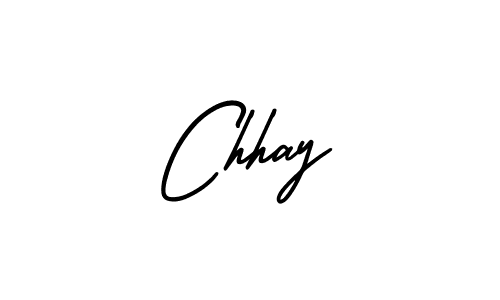 Use a signature maker to create a handwritten signature online. With this signature software, you can design (AmerikaSignatureDemo-Regular) your own signature for name Chhay. Chhay signature style 3 images and pictures png