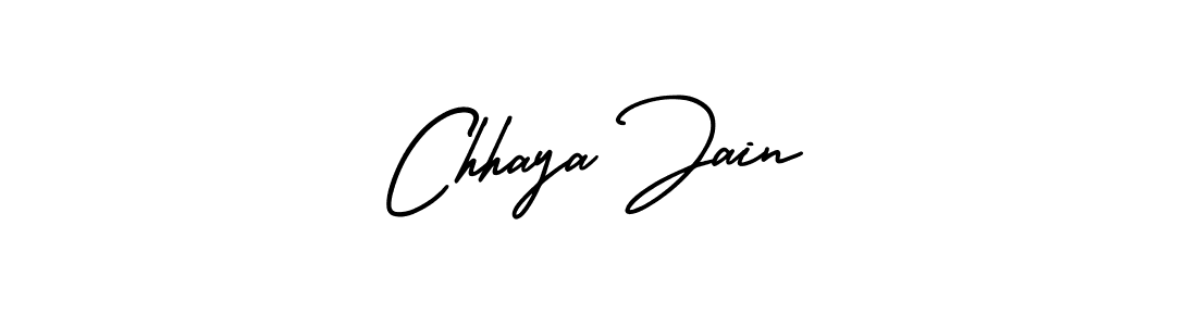Also You can easily find your signature by using the search form. We will create Chhaya Jain name handwritten signature images for you free of cost using AmerikaSignatureDemo-Regular sign style. Chhaya Jain signature style 3 images and pictures png