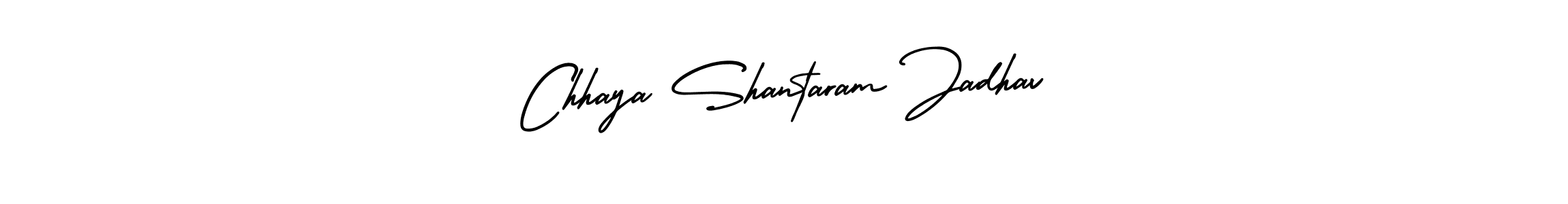 Design your own signature with our free online signature maker. With this signature software, you can create a handwritten (AmerikaSignatureDemo-Regular) signature for name Chhaya Shantaram Jadhav. Chhaya Shantaram Jadhav signature style 3 images and pictures png