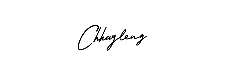 How to make Chhayleng signature? AmerikaSignatureDemo-Regular is a professional autograph style. Create handwritten signature for Chhayleng name. Chhayleng signature style 3 images and pictures png