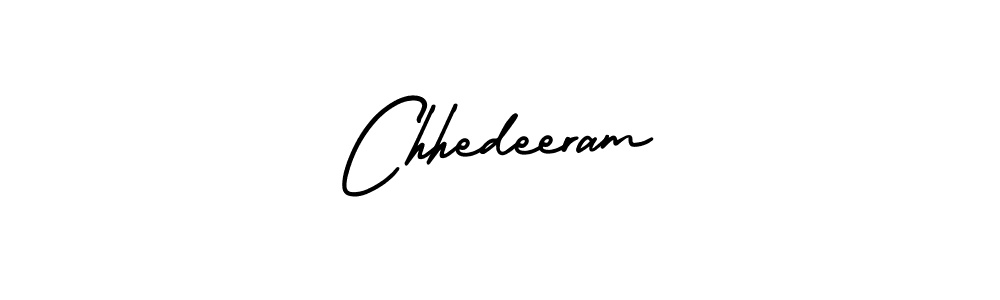 Use a signature maker to create a handwritten signature online. With this signature software, you can design (AmerikaSignatureDemo-Regular) your own signature for name Chhedeeram. Chhedeeram signature style 3 images and pictures png