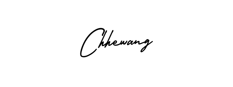 It looks lik you need a new signature style for name Chhewang. Design unique handwritten (AmerikaSignatureDemo-Regular) signature with our free signature maker in just a few clicks. Chhewang signature style 3 images and pictures png