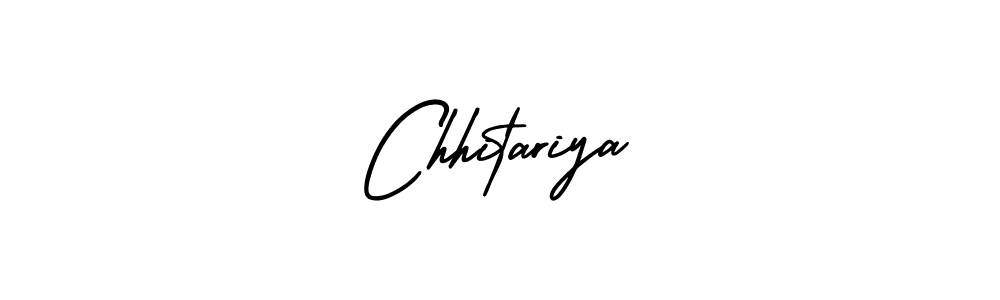 Make a beautiful signature design for name Chhitariya. With this signature (AmerikaSignatureDemo-Regular) style, you can create a handwritten signature for free. Chhitariya signature style 3 images and pictures png