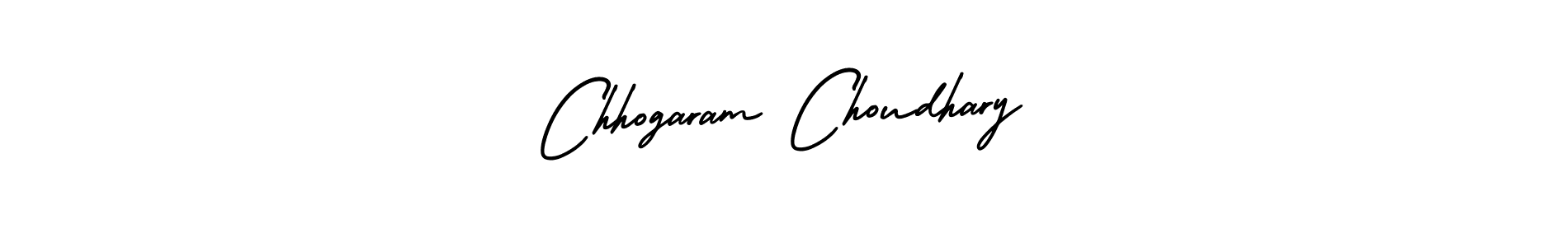 Use a signature maker to create a handwritten signature online. With this signature software, you can design (AmerikaSignatureDemo-Regular) your own signature for name Chhogaram Choudhary. Chhogaram Choudhary signature style 3 images and pictures png