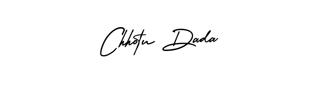 How to make Chhotu Dada signature? AmerikaSignatureDemo-Regular is a professional autograph style. Create handwritten signature for Chhotu Dada name. Chhotu Dada signature style 3 images and pictures png