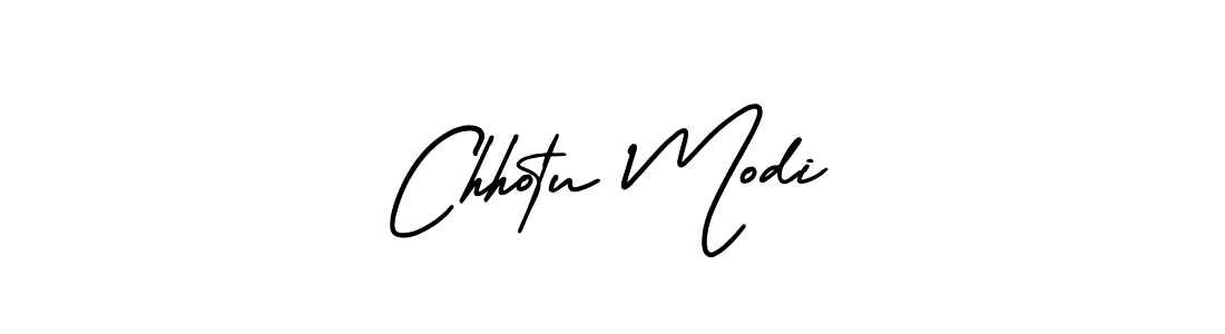 Design your own signature with our free online signature maker. With this signature software, you can create a handwritten (AmerikaSignatureDemo-Regular) signature for name Chhotu Modi. Chhotu Modi signature style 3 images and pictures png