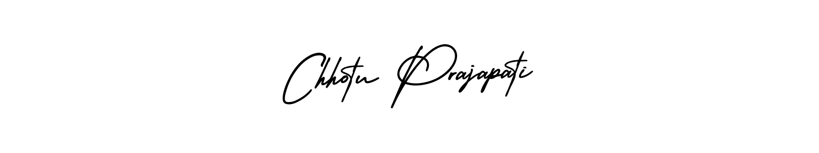 Use a signature maker to create a handwritten signature online. With this signature software, you can design (AmerikaSignatureDemo-Regular) your own signature for name Chhotu Prajapati. Chhotu Prajapati signature style 3 images and pictures png