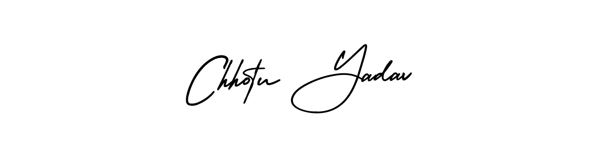 Use a signature maker to create a handwritten signature online. With this signature software, you can design (AmerikaSignatureDemo-Regular) your own signature for name Chhotu Yadav. Chhotu Yadav signature style 3 images and pictures png