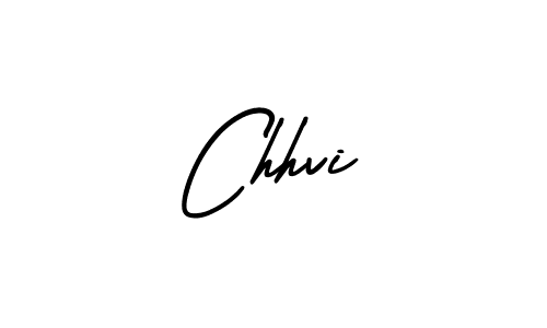 The best way (AmerikaSignatureDemo-Regular) to make a short signature is to pick only two or three words in your name. The name Chhvi include a total of six letters. For converting this name. Chhvi signature style 3 images and pictures png