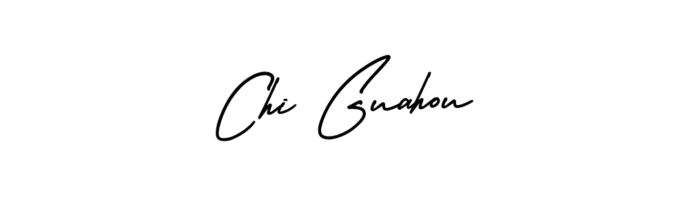 You should practise on your own different ways (AmerikaSignatureDemo-Regular) to write your name (Chi Guahou) in signature. don't let someone else do it for you. Chi Guahou signature style 3 images and pictures png