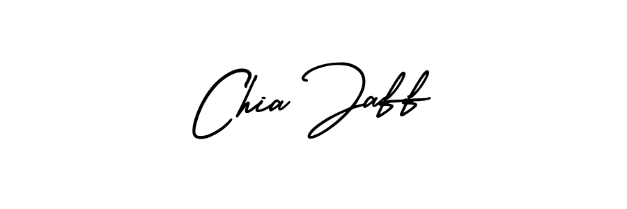 How to Draw Chia Jaff signature style? AmerikaSignatureDemo-Regular is a latest design signature styles for name Chia Jaff. Chia Jaff signature style 3 images and pictures png