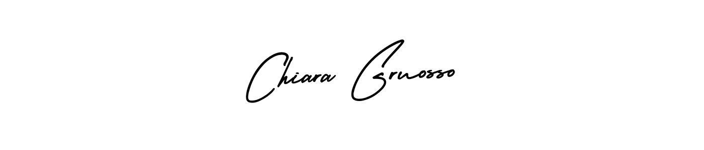 This is the best signature style for the Chiara Gruosso name. Also you like these signature font (AmerikaSignatureDemo-Regular). Mix name signature. Chiara Gruosso signature style 3 images and pictures png