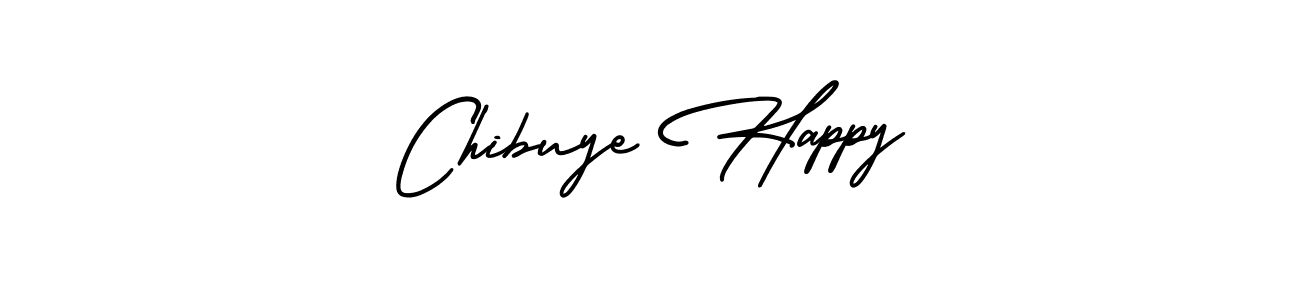if you are searching for the best signature style for your name Chibuye Happy. so please give up your signature search. here we have designed multiple signature styles  using AmerikaSignatureDemo-Regular. Chibuye Happy signature style 3 images and pictures png