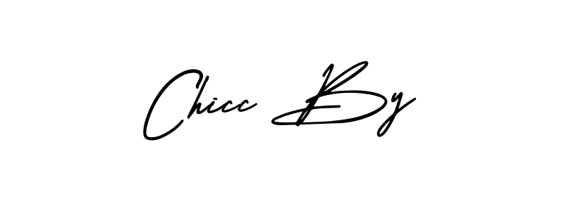 Create a beautiful signature design for name Chicc By. With this signature (AmerikaSignatureDemo-Regular) fonts, you can make a handwritten signature for free. Chicc By signature style 3 images and pictures png