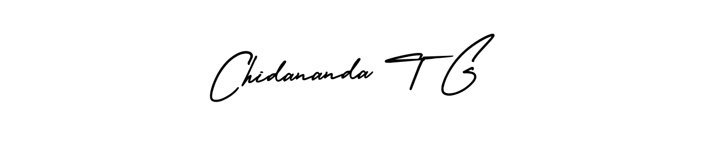 AmerikaSignatureDemo-Regular is a professional signature style that is perfect for those who want to add a touch of class to their signature. It is also a great choice for those who want to make their signature more unique. Get Chidananda T G name to fancy signature for free. Chidananda T G signature style 3 images and pictures png