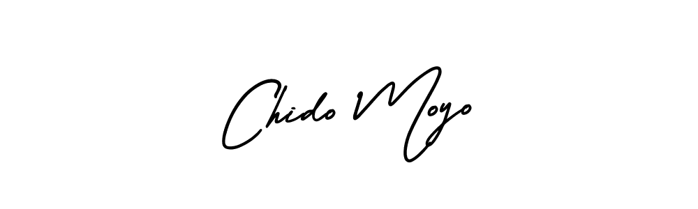 Design your own signature with our free online signature maker. With this signature software, you can create a handwritten (AmerikaSignatureDemo-Regular) signature for name Chido Moyo. Chido Moyo signature style 3 images and pictures png