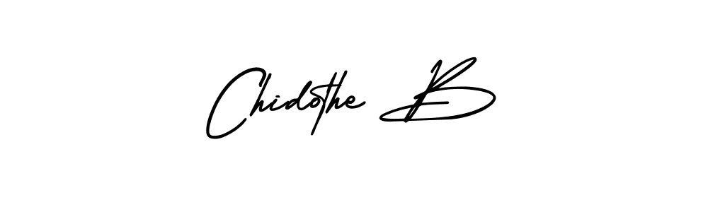 Create a beautiful signature design for name Chidothe B. With this signature (AmerikaSignatureDemo-Regular) fonts, you can make a handwritten signature for free. Chidothe B signature style 3 images and pictures png