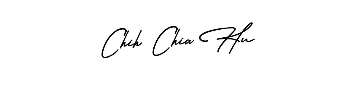 Design your own signature with our free online signature maker. With this signature software, you can create a handwritten (AmerikaSignatureDemo-Regular) signature for name Chih Chia Hu. Chih Chia Hu signature style 3 images and pictures png