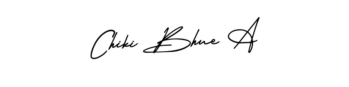 Make a beautiful signature design for name Chiki Bhue A. With this signature (AmerikaSignatureDemo-Regular) style, you can create a handwritten signature for free. Chiki Bhue A signature style 3 images and pictures png