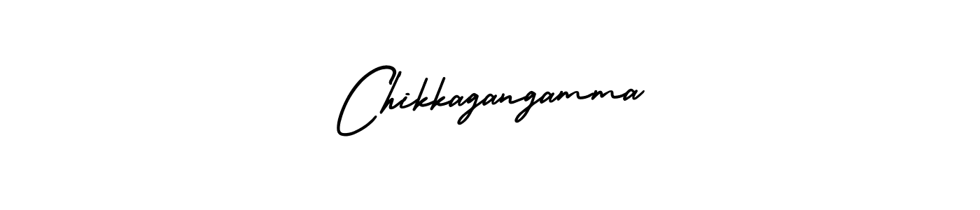 You should practise on your own different ways (AmerikaSignatureDemo-Regular) to write your name (Chikkagangamma) in signature. don't let someone else do it for you. Chikkagangamma signature style 3 images and pictures png