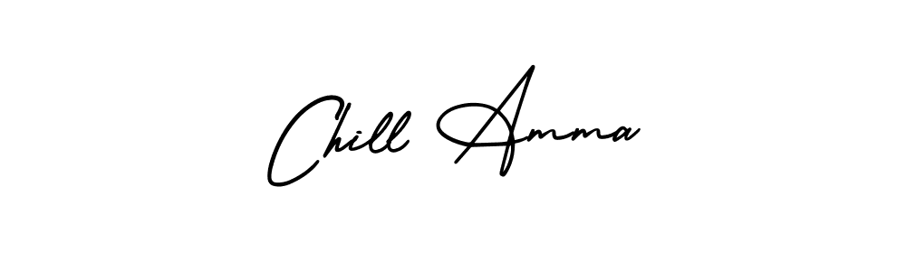 Also we have Chill Amma name is the best signature style. Create professional handwritten signature collection using AmerikaSignatureDemo-Regular autograph style. Chill Amma signature style 3 images and pictures png
