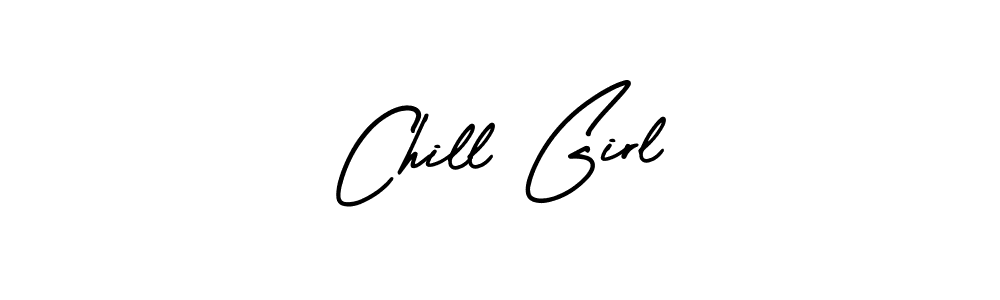 Design your own signature with our free online signature maker. With this signature software, you can create a handwritten (AmerikaSignatureDemo-Regular) signature for name Chill Girl. Chill Girl signature style 3 images and pictures png