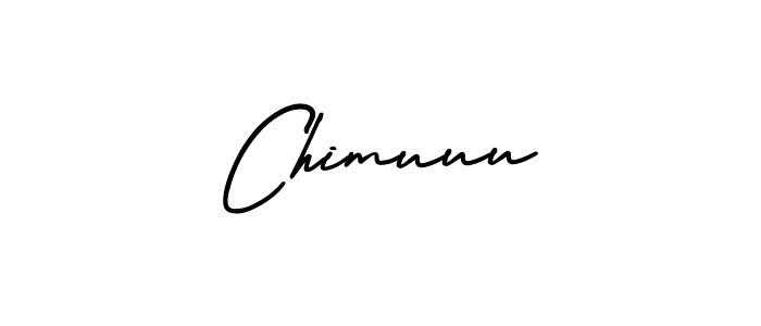 Chimuuu stylish signature style. Best Handwritten Sign (AmerikaSignatureDemo-Regular) for my name. Handwritten Signature Collection Ideas for my name Chimuuu. Chimuuu signature style 3 images and pictures png