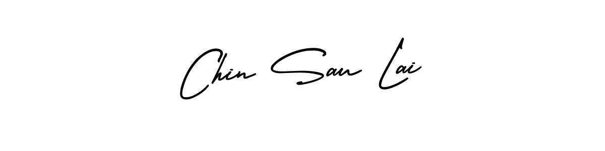 How to make Chin Sau Lai signature? AmerikaSignatureDemo-Regular is a professional autograph style. Create handwritten signature for Chin Sau Lai name. Chin Sau Lai signature style 3 images and pictures png