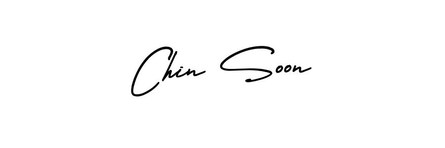 Make a beautiful signature design for name Chin Soon. With this signature (AmerikaSignatureDemo-Regular) style, you can create a handwritten signature for free. Chin Soon signature style 3 images and pictures png