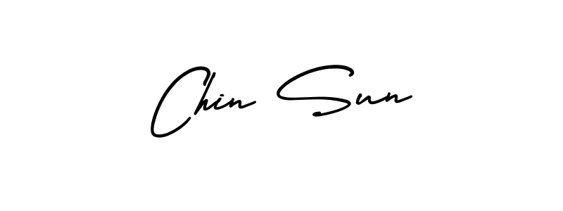 Use a signature maker to create a handwritten signature online. With this signature software, you can design (AmerikaSignatureDemo-Regular) your own signature for name Chin Sun. Chin Sun signature style 3 images and pictures png