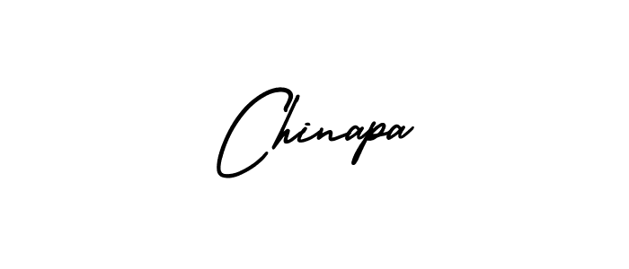 It looks lik you need a new signature style for name Chinapa. Design unique handwritten (AmerikaSignatureDemo-Regular) signature with our free signature maker in just a few clicks. Chinapa signature style 3 images and pictures png