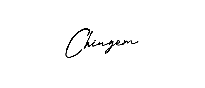 Create a beautiful signature design for name Chingem. With this signature (AmerikaSignatureDemo-Regular) fonts, you can make a handwritten signature for free. Chingem signature style 3 images and pictures png