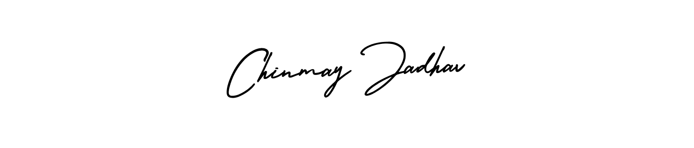 How to make Chinmay Jadhav name signature. Use AmerikaSignatureDemo-Regular style for creating short signs online. This is the latest handwritten sign. Chinmay Jadhav signature style 3 images and pictures png
